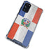 Dominican Republic Flag Faded Galaxy S20 FE Clear Case