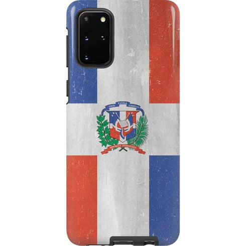 Dominican Republic Flag Faded Galaxy S20 Plus Pro Case
