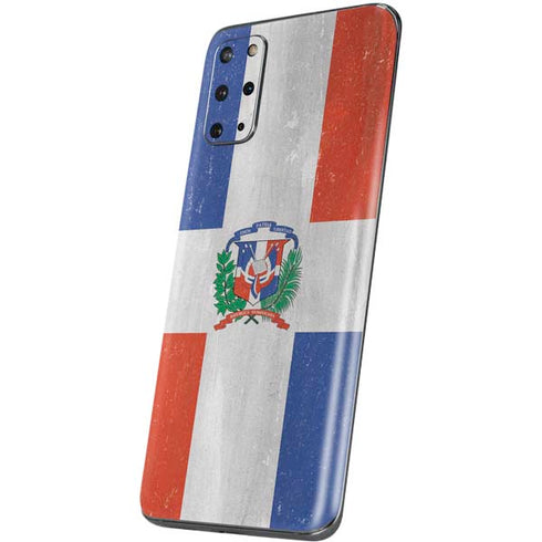 Dominican Republic Flag Faded Galaxy S20 Plus Skin