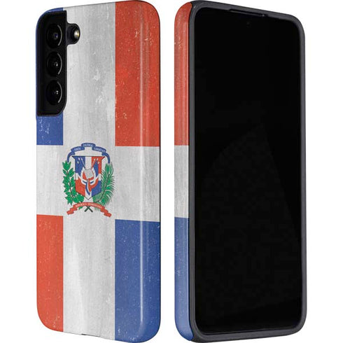 Dominican Republic Flag Faded Galaxy S22 Plus Pro Case