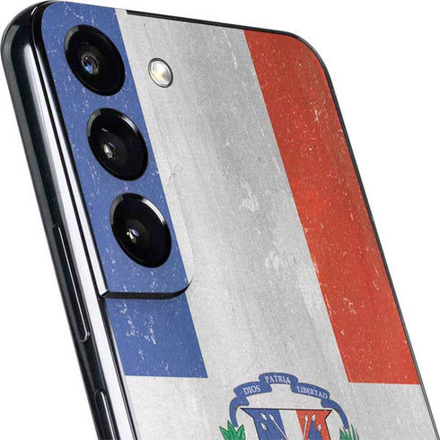 Dominican Republic Flag Faded Galaxy S22 Plus Skin