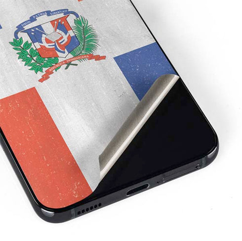 Dominican Republic Flag Faded Galaxy S22 Plus Skin