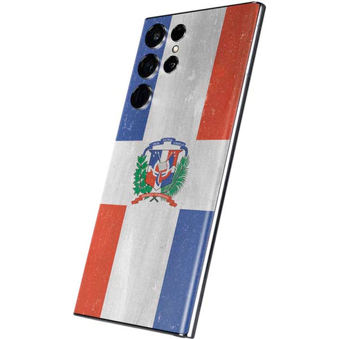 Dominican Republic Flag Faded Galaxy S22 Ultra Skin