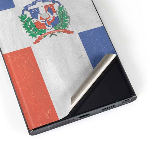 Dominican Republic Flag Faded Galaxy S22 Ultra Skin