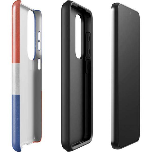 Dominican Republic Flag Faded Galaxy S23 Plus Pro Case