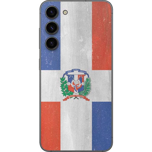 Dominican Republic Flag Faded Galaxy S23 Plus Skin