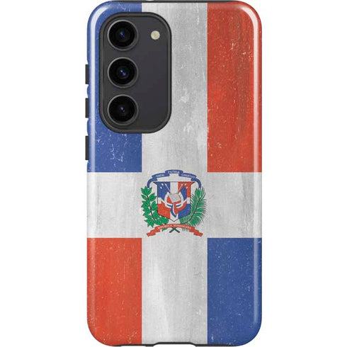 Dominican Republic Flag Faded Galaxy S23 Pro Case