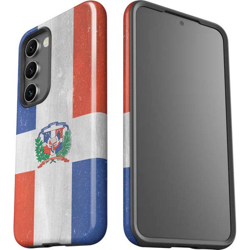 Dominican Republic Flag Faded Galaxy S23 Pro Case