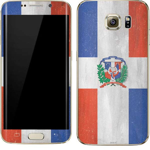 Dominican Republic Flag Faded Galaxy S7 Edge Skin