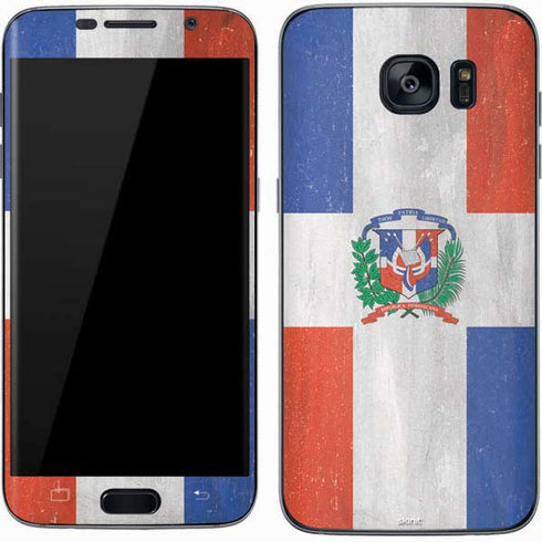 Dominican Republic Flag Faded Galaxy S7 Skin