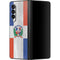 Dominican Republic Flag Faded Galaxy Z Fold3 5G Skin