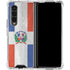 Dominican Republic Flag Faded Galaxy Z Fold4 5G Clear Case