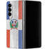 Dominican Republic Flag Faded Galaxy Z Fold4 5G Skin