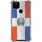 Dominican Republic Flag Faded Google Pixel 5a 5G Clear Case