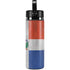 Dominican Republic Flag Faded Hydro Flask 20oz Wide Mouth Skin