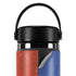 Dominican Republic Flag Faded Hydro Flask 20oz Wide Mouth Skin