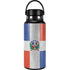 Dominican Republic Flag Faded Hydro Flask 32oz Wide Mouth Skin