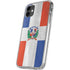 Dominican Republic Flag Faded iPhone 11 Clear Case