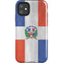 Dominican Republic Flag Faded iPhone 11 Impact Case