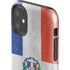 Dominican Republic Flag Faded iPhone 11 Impact Case