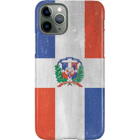 Dominican Republic Flag Faded iPhone 11 Pro Lite Case