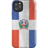 Dominican Republic Flag Faded iPhone 11 Pro Max Impact Case
