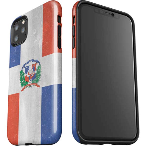 Dominican Republic Flag Faded iPhone 11 Pro Max Impact Case