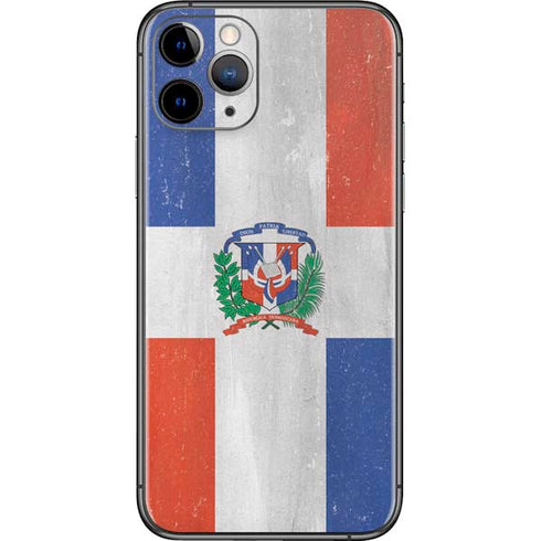 Dominican Republic Flag Faded iPhone 11 Pro Skin