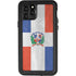 Dominican Republic Flag Faded iPhone 11 Pro Waterproof Case