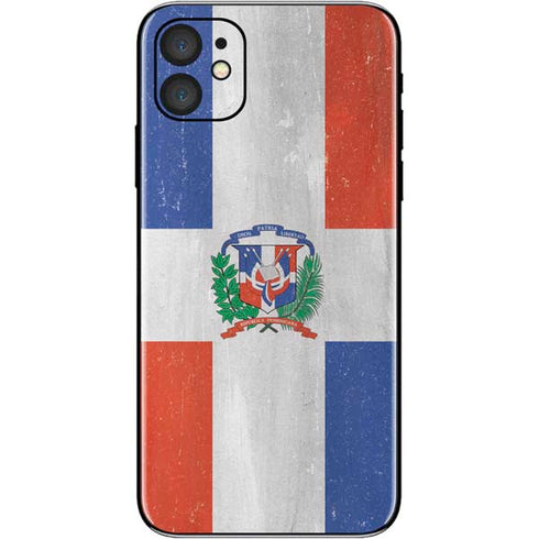 Dominican Republic Flag Faded iPhone 11 Skin