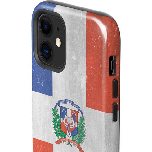 Dominican Republic Flag Faded iPhone 12 Impact Case