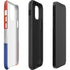 Dominican Republic Flag Faded iPhone 12 Impact Case