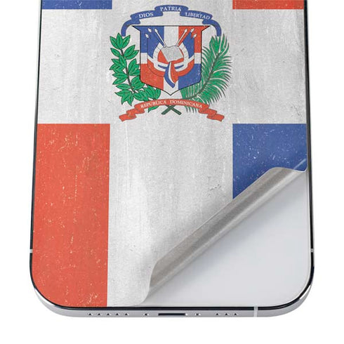 Dominican Republic Flag Faded iPhone 12 Pro Max Skin