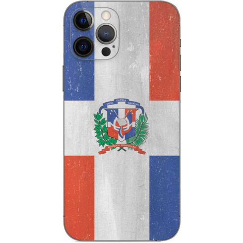 Dominican Republic Flag Faded iPhone 12 Pro Skin