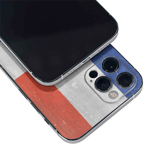Dominican Republic Flag Faded iPhone 12 Pro Skin