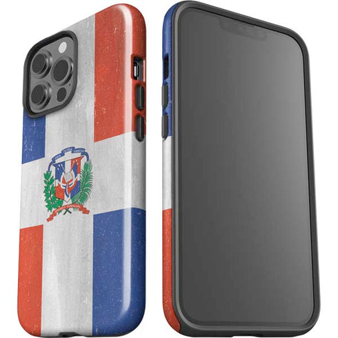 Dominican Republic Flag Faded iPhone 13 Pro Max Impact Case