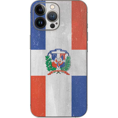 Dominican Republic Flag Faded iPhone 13 Pro Max Skin