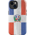 Dominican Republic Flag Faded iPhone 14 Plus Impact Case