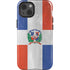 Dominican Republic Flag Faded iPhone 14 Impact Case