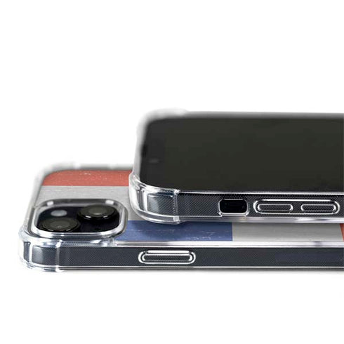 Dominican Republic Flag Faded iPhone 15 Plus MagSafe Case