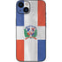 Dominican Republic Flag Faded iPhone 14 Plus Skin