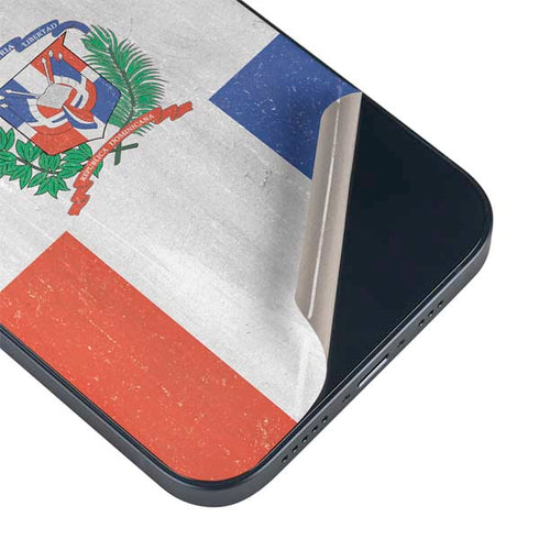 Dominican Republic Flag Faded iPhone 14 Plus Skin