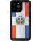 Dominican Republic Flag Faded iPhone 14 Pro Max Waterproof Case