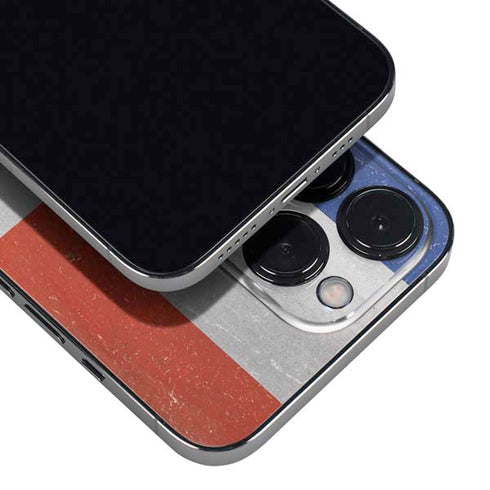 Dominican Republic Flag Faded iPhone 15 Pro Skin