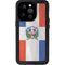Dominican Republic Flag Faded iPhone 14 Pro Waterproof Case