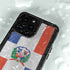 Dominican Republic Flag Faded iPhone 14 Pro Waterproof Case