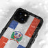 Dominican Republic Flag Faded iPhone 15 Plus Waterproof Case