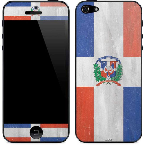 Dominican Republic Flag Faded iPhone 5/5s/5SE Skin