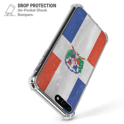 Dominican Republic Flag Faded iPhone 7/8 Plus Clear Case