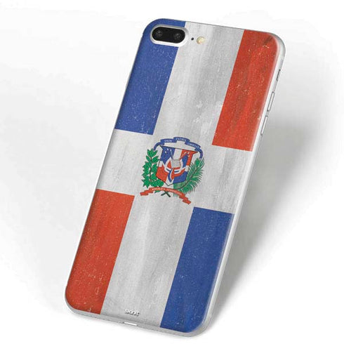 Dominican Republic Flag Faded iPhone 7 Plus Skin